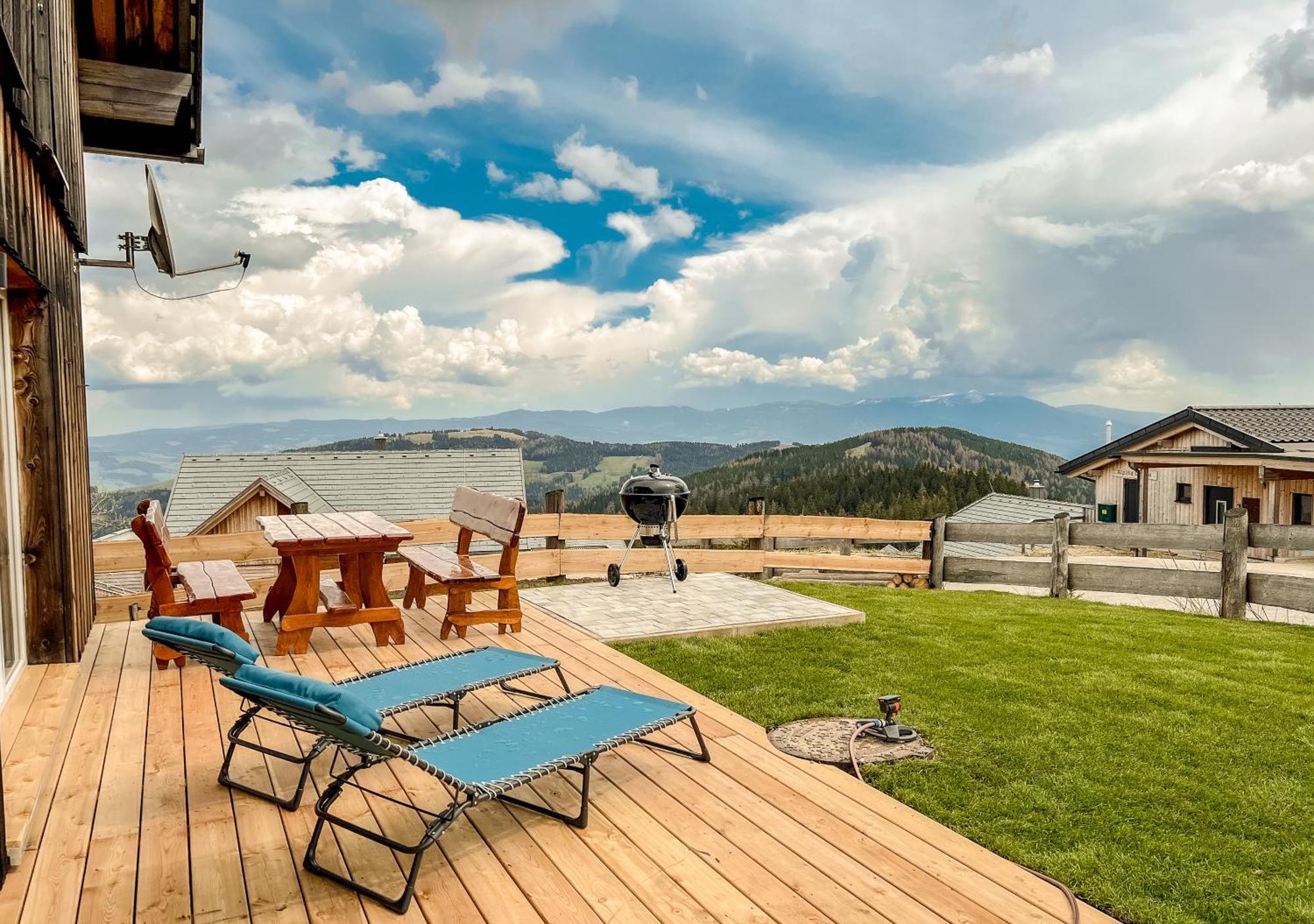 1A Chalet Eck - Wandern, Grillen, Panorama Sauna! Klippitztorl Exterior foto