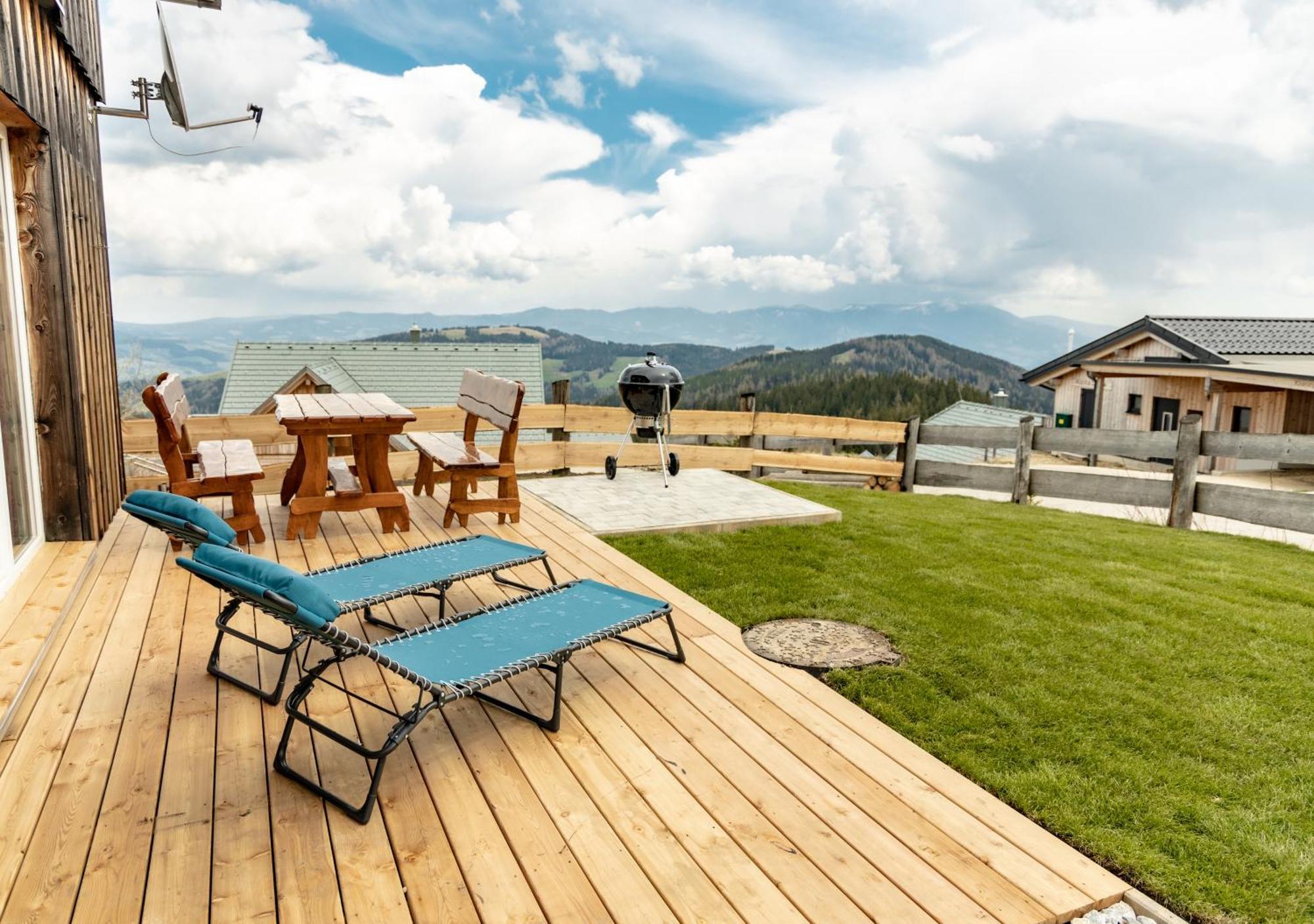 1A Chalet Eck - Wandern, Grillen, Panorama Sauna! Klippitztorl Exterior foto